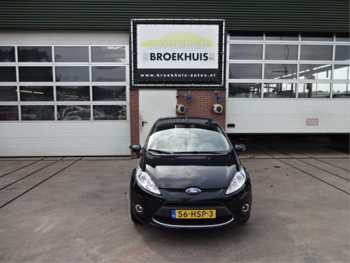 Ford Fiesta 6 1.4 16V Épave (2009, Noir)