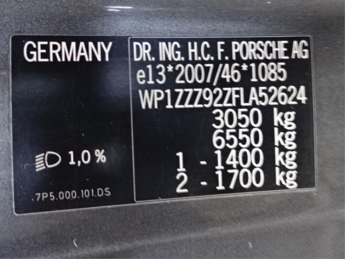 Porsche Cayenne II 3.0 S E-Hybrid 24V Épave (2015, Gris)