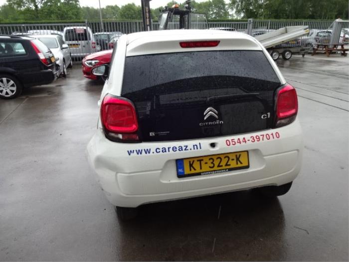 Citroen C1 1.0 Vti 68 12V Épave (2016, Blanc)