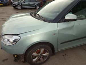 Skoda Fabia II Combi 1.2 TSI Épave (2011, Vert)