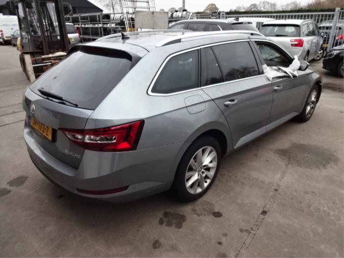 Skoda Superb Combi 2.0 TDI Salvage vehicle (2016, Gray)