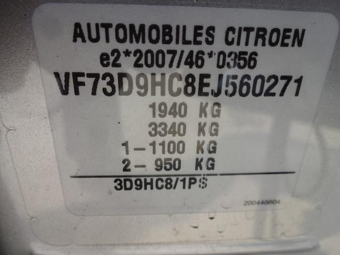 Citroen C4 Picasso 1.6 e-HDi 115 Schrottauto (2014, Grau)