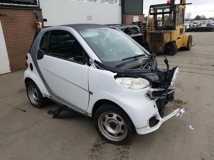 Smart Fortwo Coupé Electric Drive Salvage vehicle (2014, White)