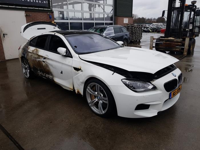 BMW 6 serie Gran Coupe M6 V8 32V Competition Package Épave (2015, Blanc)