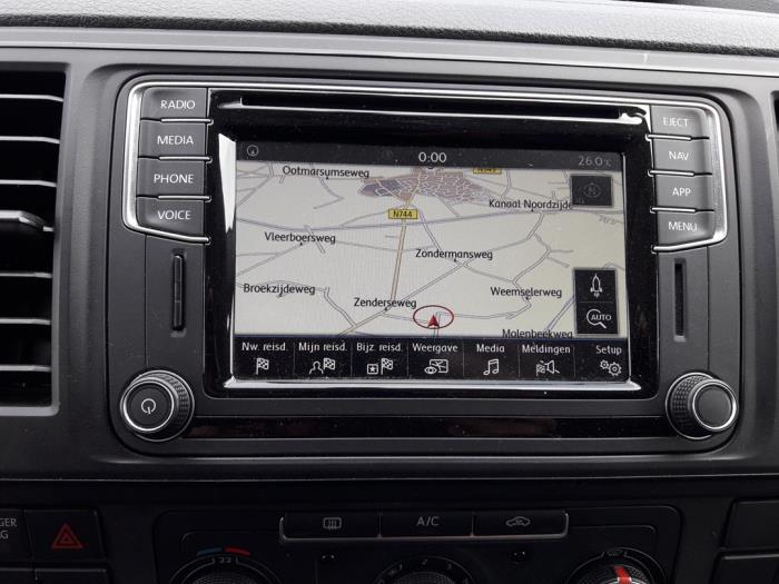 Volkswagen Transporter T6 2.0 TDI 150 Épave (2018, Noir)