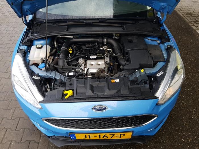 Ford Focus 3 1.0 Ti-VCT EcoBoost 12V 100 Épave (2016, Bleu)