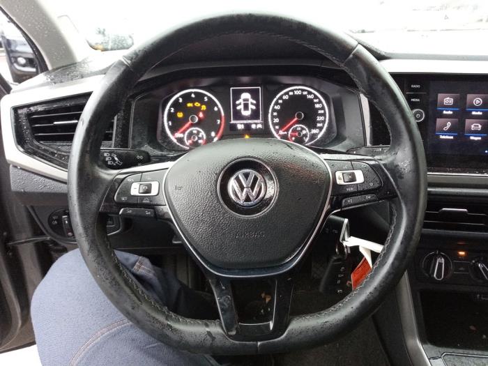 Volkswagen Polo VI 1.0 TSI 12V Samochód złomowany (2019, Szary)