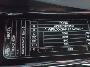 Ford Fiesta 7 1.1 Ti-VCT 12V 85 Épave (2018, Noir)