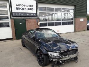 Mercedes C AMG 4.0 C-63 S AMG V8 Biturbo Épave (2017, Noir)