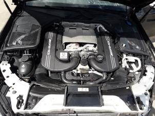 Mercedes C AMG 4.0 C-63 S AMG V8 Biturbo Épave (2017, Noir)