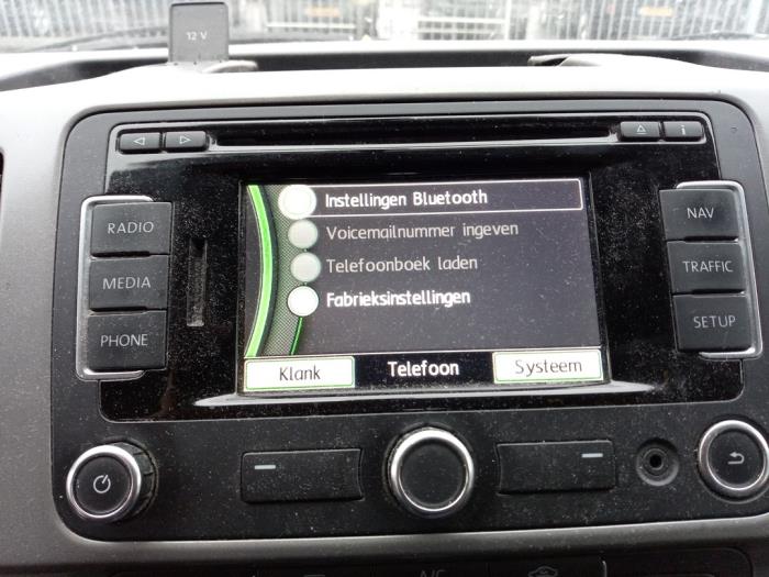 Volkswagen Transporter T5 2.0 TDI DRF Épave (2013, Noir)