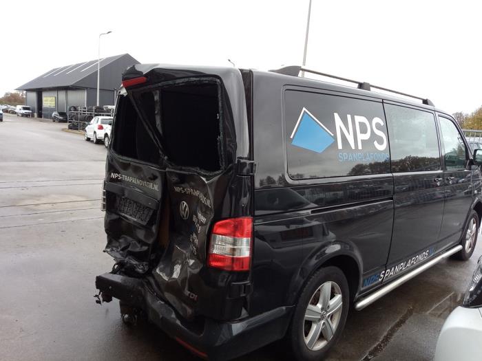 Volkswagen Transporter T5 2.0 TDI DRF Épave (2013, Noir)