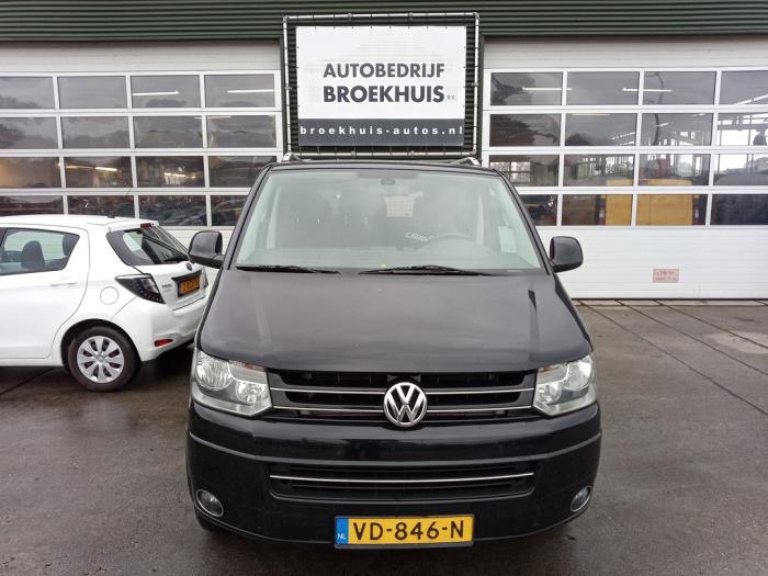 Volkswagen Transporter T5 2.0 TDI DRF Épave (2013, Noir)