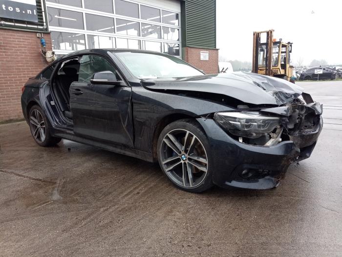 BMW 4 serie Gran Coupe 420i 2.0 TwinPower Turbo 16V Épave (2017, Noir)