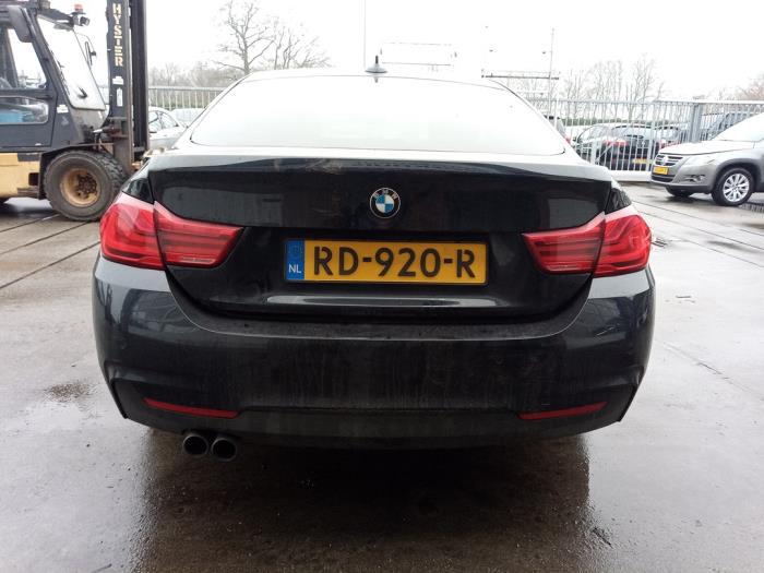 BMW 4 serie Gran Coupe 420i 2.0 TwinPower Turbo 16V Épave (2017, Noir)