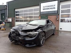 BMW 4 serie Gran Coupe 420i 2.0 TwinPower Turbo 16V Épave (2017, Noir)