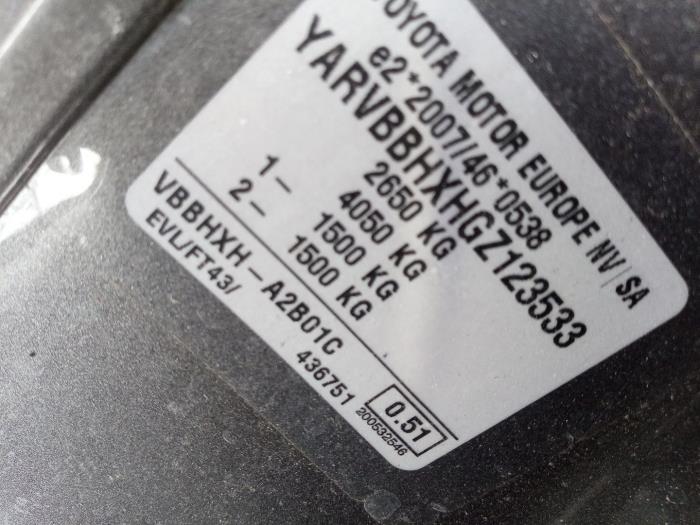 Toyota ProAce 1.6 D-4D 115 16V Worker Vehículo de desguace (2018, Gris)