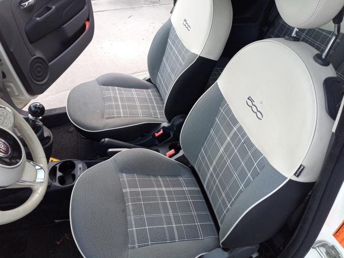 Fiat 500 1.2 Vehículo de desguace (2017, Blanco)