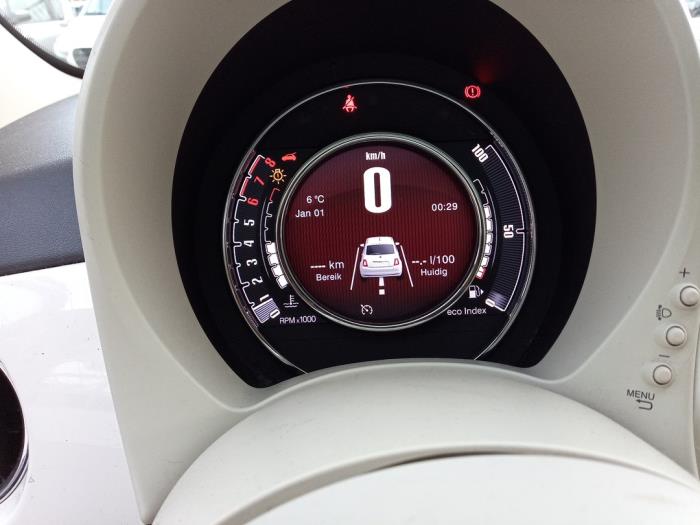 Fiat 500 1.2 Vehículo de desguace (2017, Blanco)