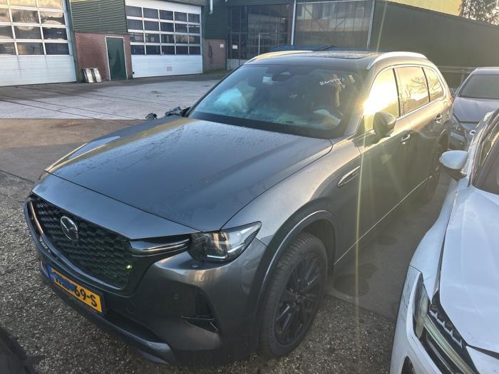 Mazda CX-80 2.5 E-SkyActiv PHEV AWD Samochód złomowany (2024, Szary)