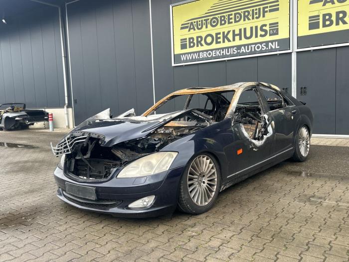 Mercedes S 3.5 S-350 24V Vehículo de desguace (2006, Azul)