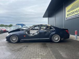 Mercedes S 3.5 S-350 24V Vehículo de desguace (2006, Azul)