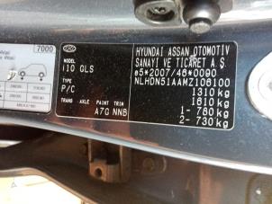Hyundai i10 1.0 12V Épave (2021, Gris)