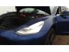 Tesla Model 3 EV AWD Vehículo de desguace (2019, Azul)