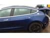 Tesla Model 3 EV AWD Vehículo de desguace (2019, Azul)