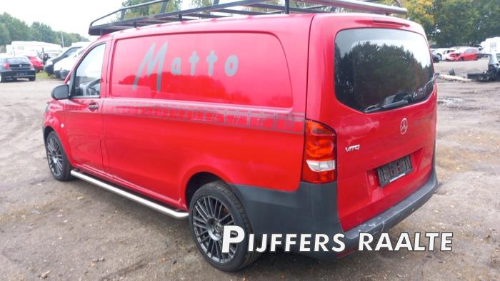 Mercedes Vito 1.6 109 CDI 16V Salvage vehicle (2015, Red)