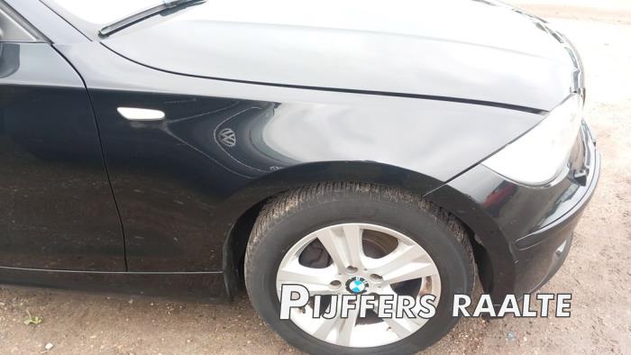 BMW 1 serie 116i 2.0 16V Salvage vehicle (2010, Black, Beige)