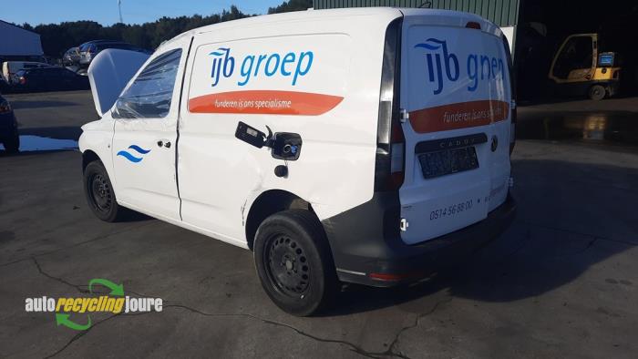 Volkswagen Caddy Cargo V 2.0 TDI BlueMotionTechnology Épave (2021, Blanc)