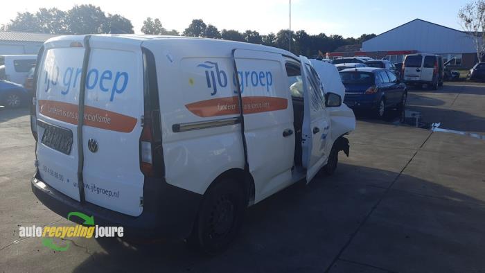 Volkswagen Caddy Cargo V 2.0 TDI BlueMotionTechnology Épave (2021, Blanc)