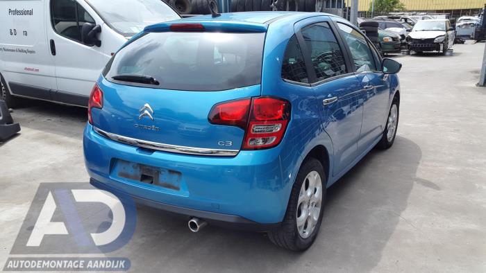 Citroen C3 1.6 HDi 92 Salvage vehicle (2012, Blue)