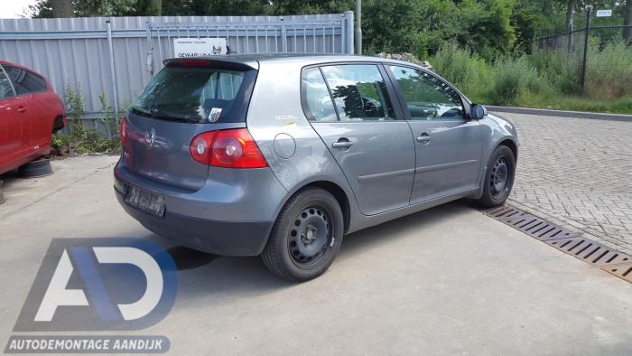 Volkswagen Golf V 1.9 TDI Samochód złomowany (2007, Szary)