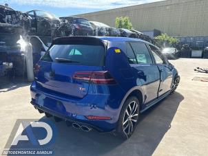 Volkswagen Golf VII 1.5 TSI Evo BMT 16V Samochód złomowany (2018, Niebieski)