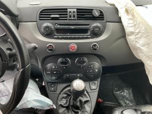Fiat 500 Abarth Samochód złomowany (2016, Czarny)