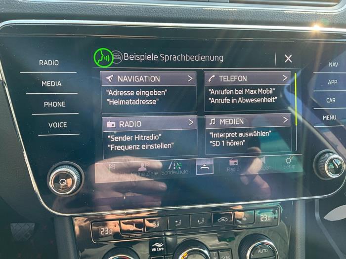 Skoda Superb Combi 1.5 TSI Evo 16V Épave (2019, Gris)