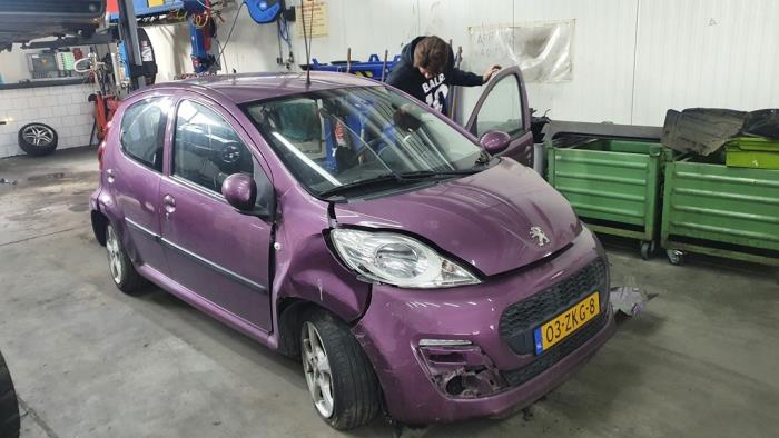 Peugeot 107 1.0 12V Salvage vehicle (2013, Metallic, Purple)