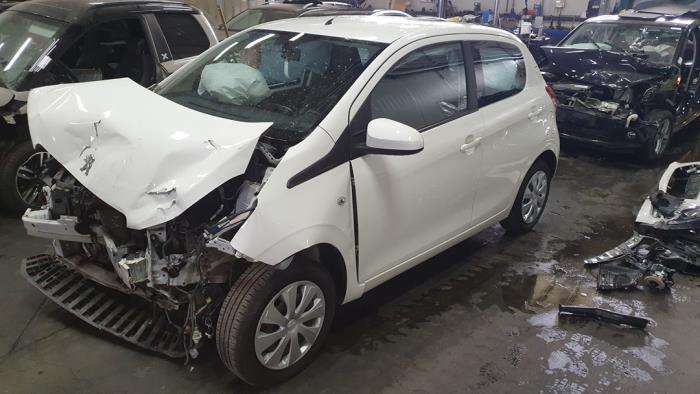 Peugeot 108 1.0 12V Salvage vehicle (2017, White)