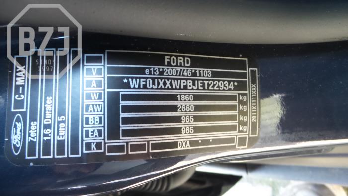Ford C-Max Salvage vehicle (2014, Blue)