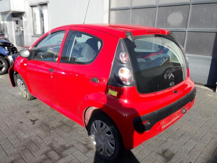 Citroen C1 1.0 12V Samochód złomowany (2006, Czerwony)