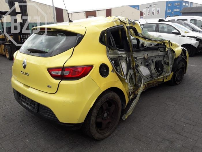 Renault Clio IV 1.5 dCi 75 FAP Salvage vehicle (2014, Yellow)