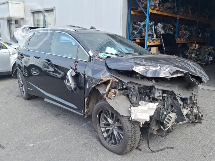 Lexus RX 450h V6 24V VVT-i AWD Vehículo de desguace (2016, Negro)
