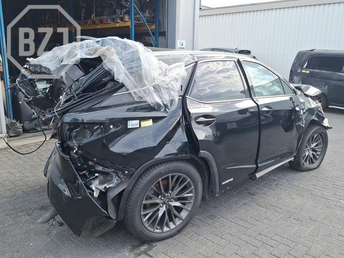 Lexus RX 450h V6 24V VVT-i AWD Vehículo de desguace (2016, Negro)