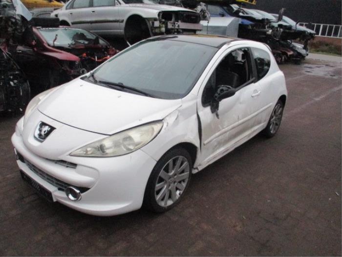 Peugeot 207/207+ 1.6 16V GT THP Salvage vehicle (2008, White)