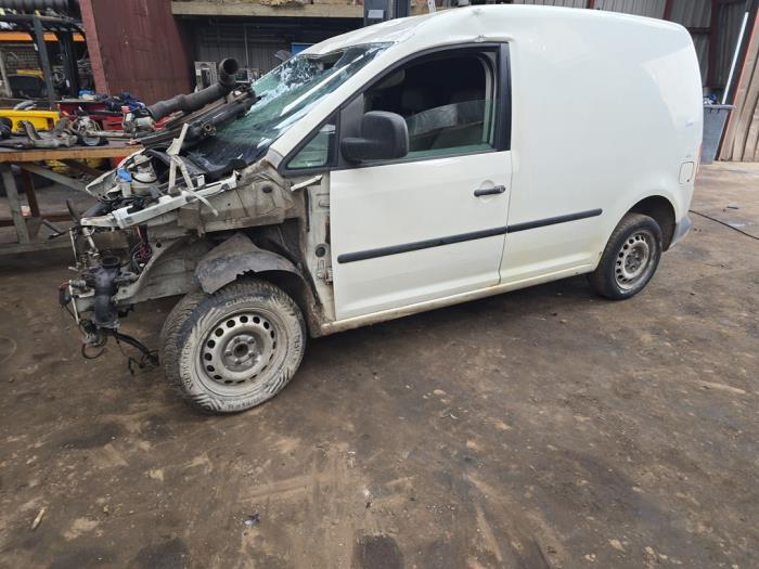 Volkswagen Caddy III 2.0 SDI Samochód złomowany (2005, Bialy)