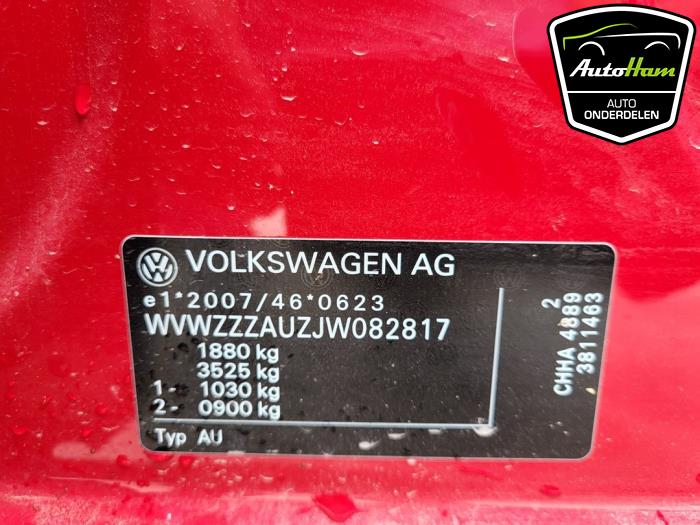 Volkswagen Golf VII 2.0 GTI 16V Performance Package Skrotfordon (2017, ROOD)