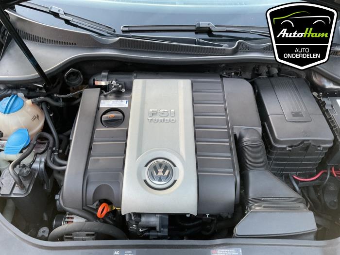 Volkswagen Golf V 2.0 GTI 16V FSI Turbo Samochód złomowany (2007, Czarny)