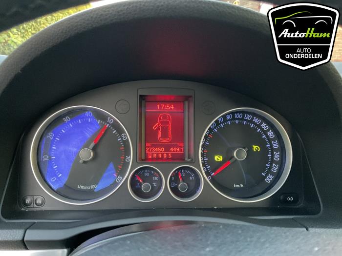 Volkswagen Golf V 2.0 GTI 16V FSI Turbo Samochód złomowany (2007, Czarny)